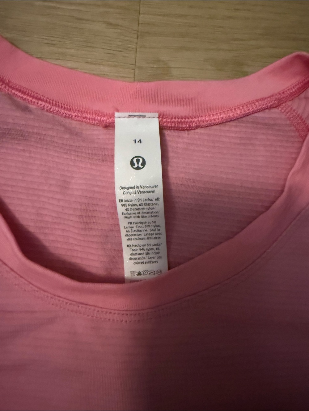 Lululemon Swiftly Short Sleeve Shirt 2.0 size 14 - Picture 3 of 3